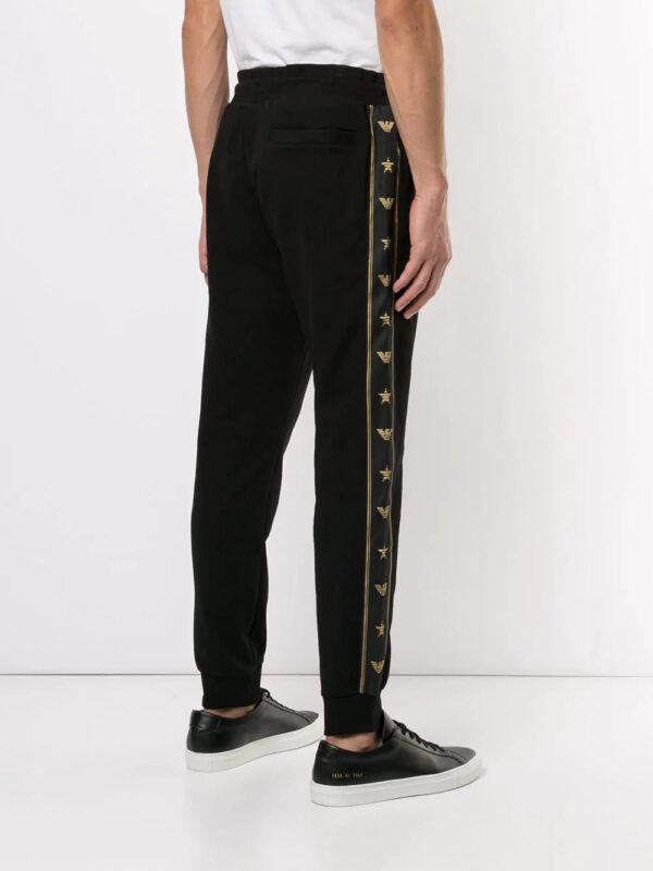 Emporio Armani  logo patch track pants - Image 4