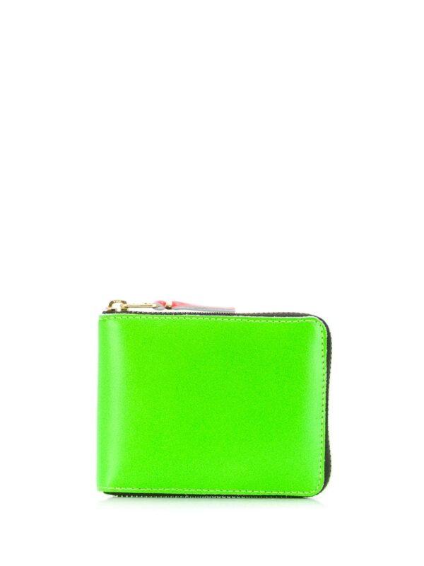Comme Des Garçons Wallet  colour block zip wallet