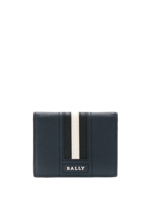 Bally logo stripe wallet