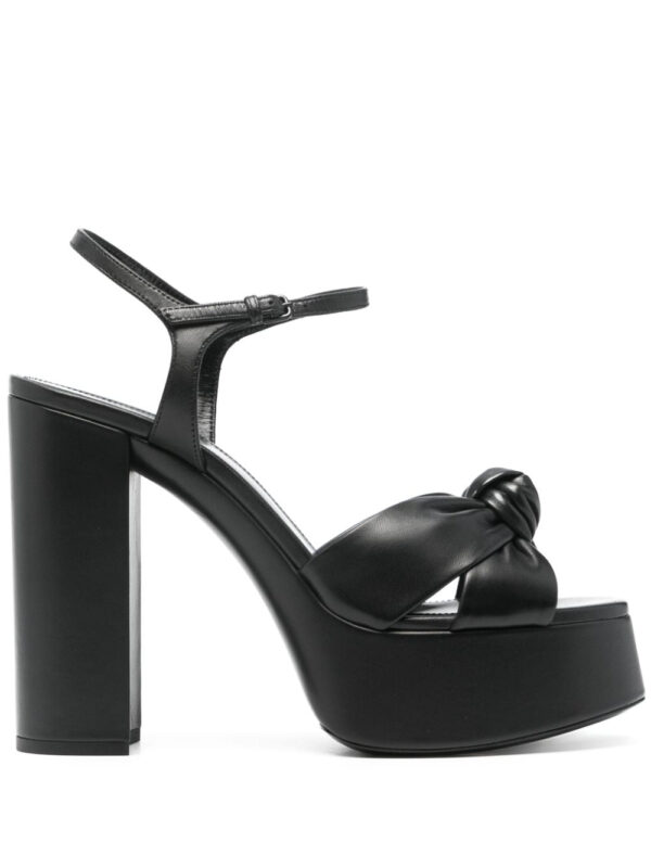 Saint Laurent  145mm leather platform sandals