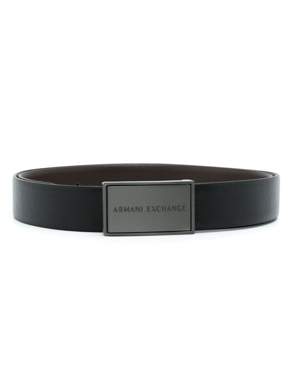 Louis Vuitton rectangle-buckle leather belt