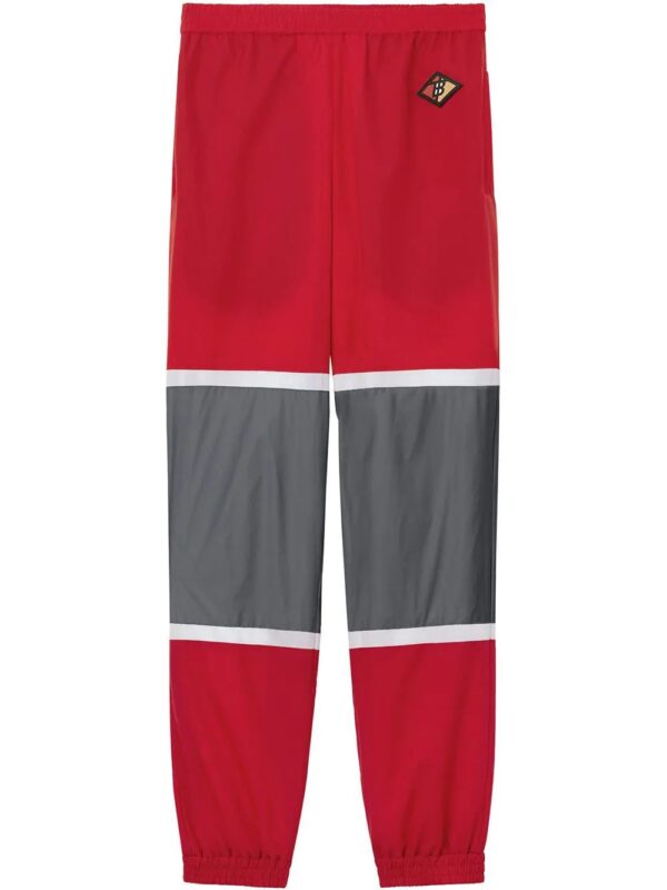 Burberry  Logo Graphic Striped Nylon Trackpants