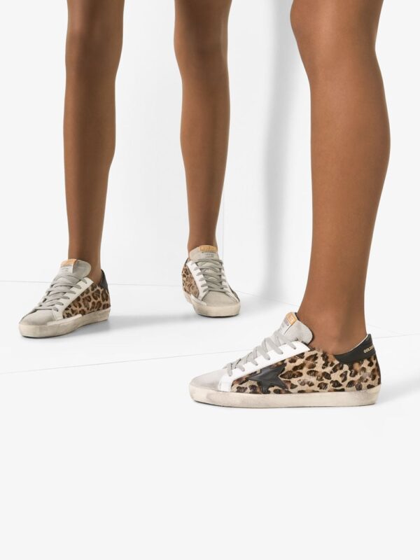 Golden Goose Super-Star leopard print sneakers - Image 3