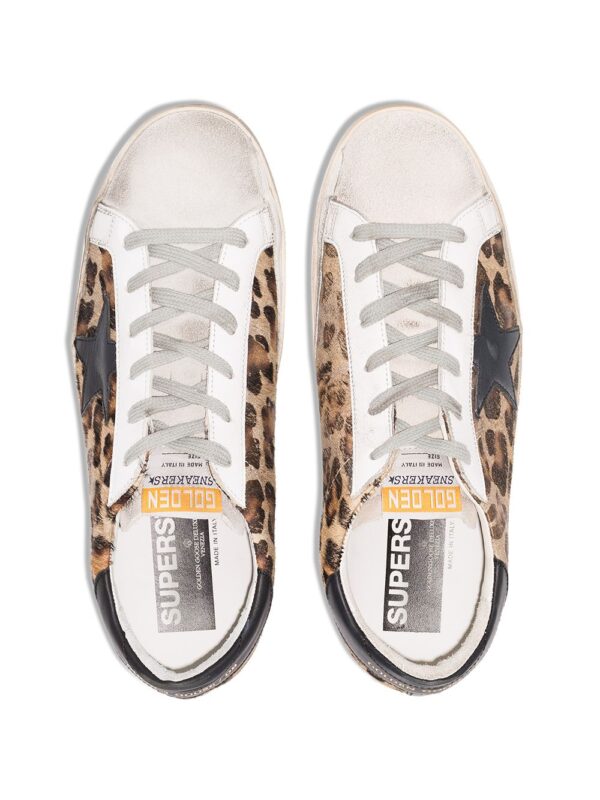 Golden Goose Super-Star leopard print sneakers - Image 5