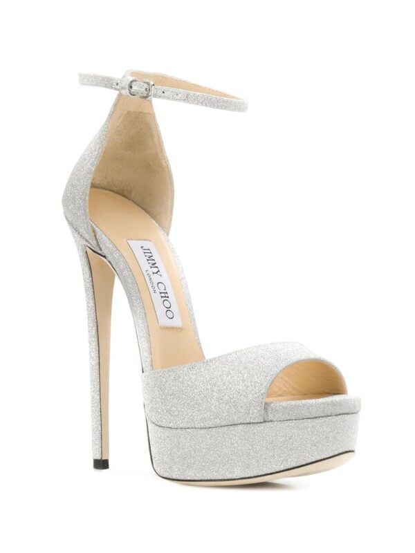 Jimmy Choo  Max 150mm glitter sandals - Image 4