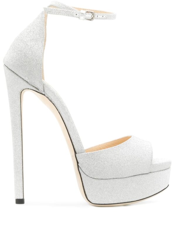 Jimmy choo  Max 150mm glitter sandals