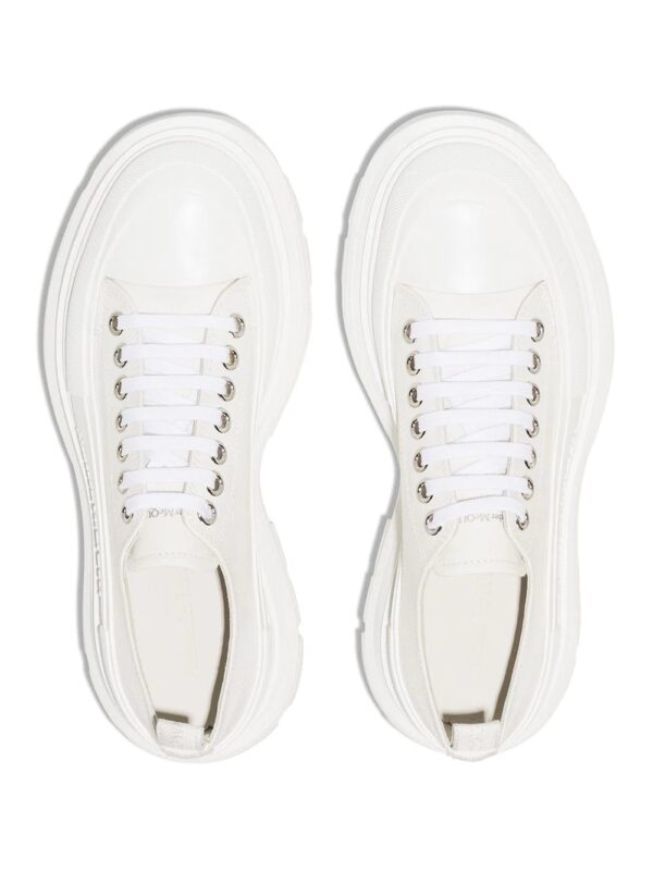 Alexander McQueen  leather sneakers - Image 4