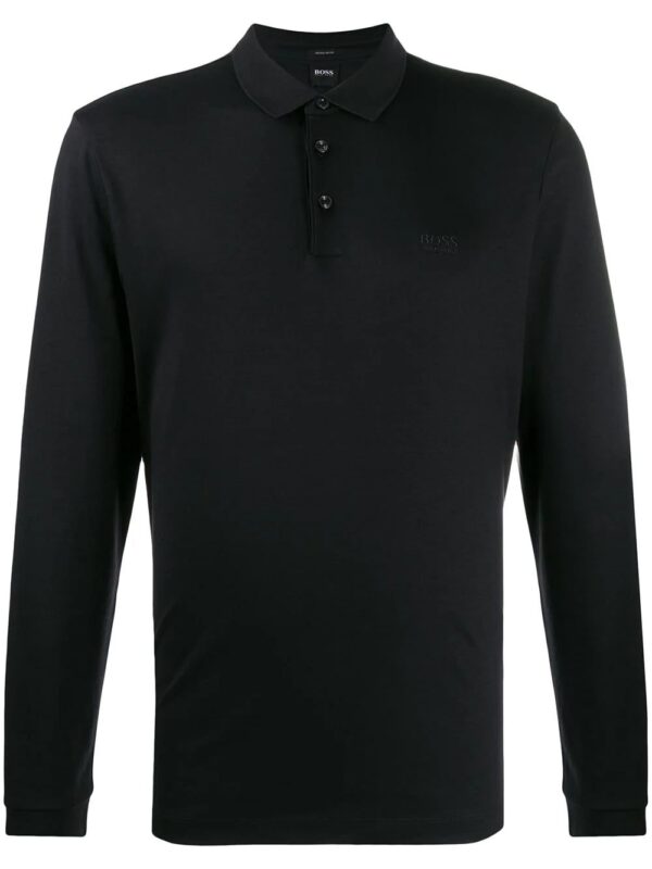 Boss colour block polo shirt