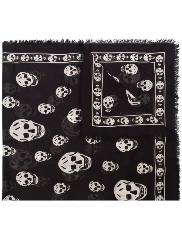 Alexander McQueen  skull print scarf