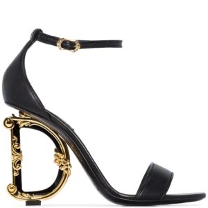 Dolce & gabbana  105 mm Keira baroque logo sandals