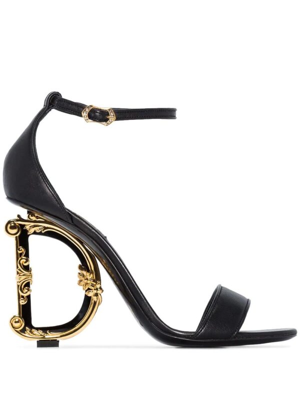 Dolce & gabbana  105 mm Keira baroque logo sandals