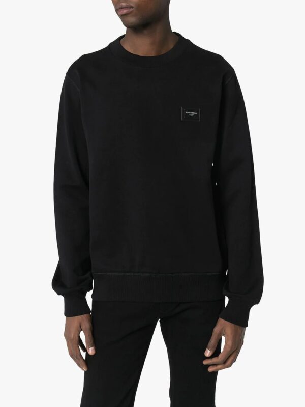 Dolce & Gabbana  logo plaque sweatshirt - Image 3