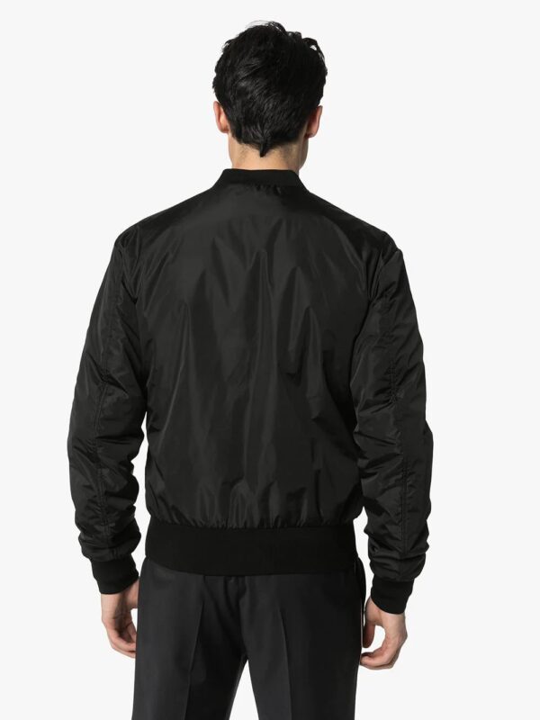 Dolce & Gabbana  logo plaque bomber jacket - Image 4