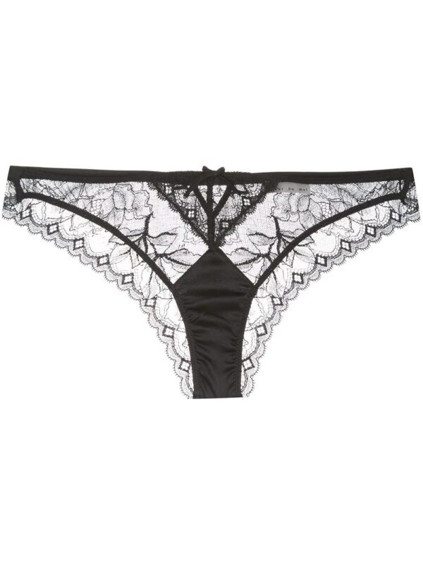 Fleur Du Mal  Gardenia lace tanga