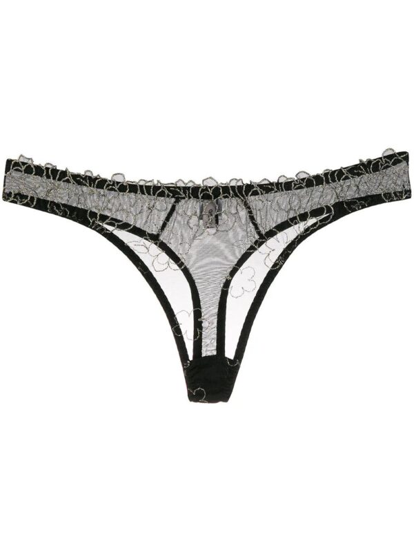 Gilda & Pearl  floral lace thong