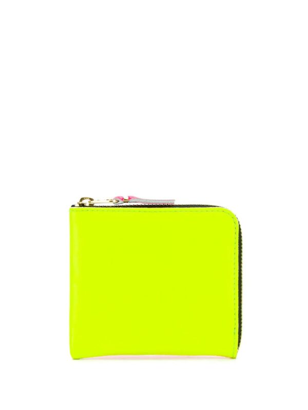 Comme Des Garçons Wallet  Super Fluo zip-around wallet