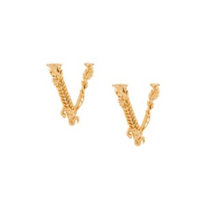 Versace  Virtus embossed earrings