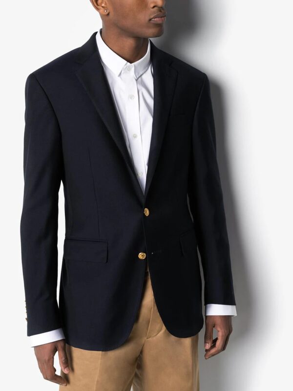 Polo Ralph Lauren  single-breasted twill blazer - Image 3