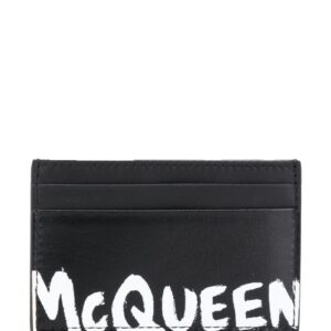 Alexander McQueen logo stamp cardholder