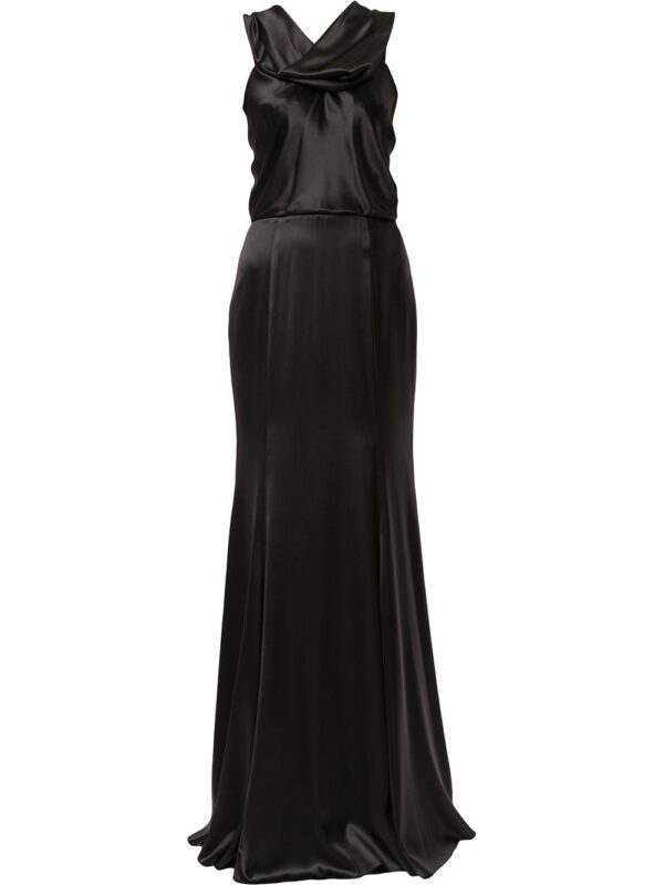 Dolce & Gabbana satin evening gown
