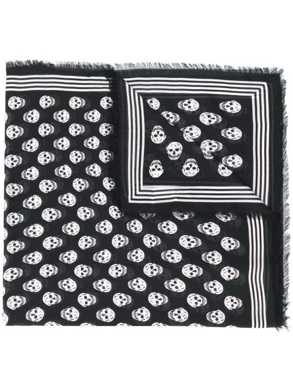 Alexander McQueen  skull-print scarf
