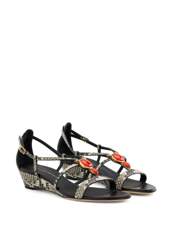 Giuseppe Zanotti  Adelaide python-print sandals - Image 2