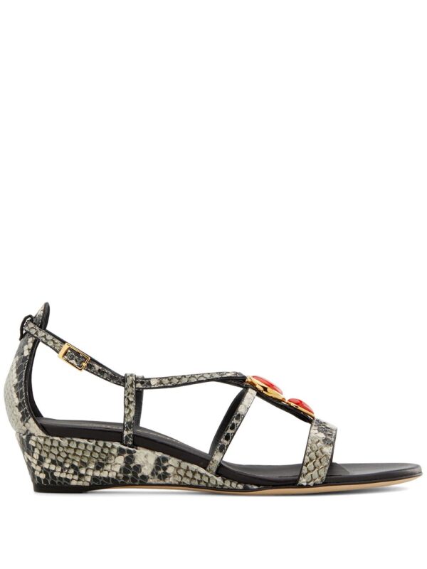 Giuseppe Zanotti  Adelaide python-print sandals