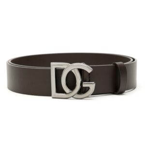 Dolce & gabbana  crossed DG logo buckle belt