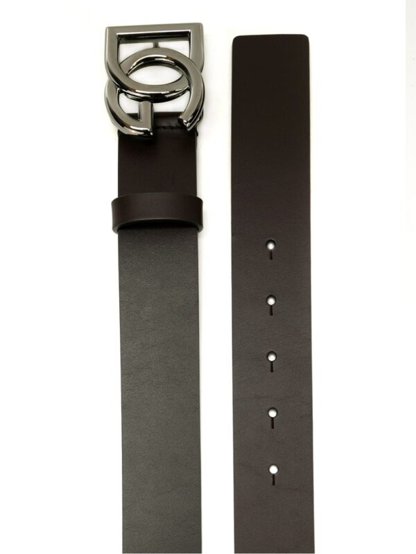 Dolce & gabbana  crossed DG logo buckle belt - Image 2
