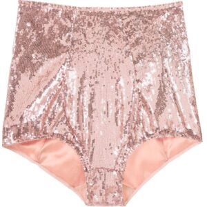Dolce & Gabbana  high-waisted sequin-embellished briefs