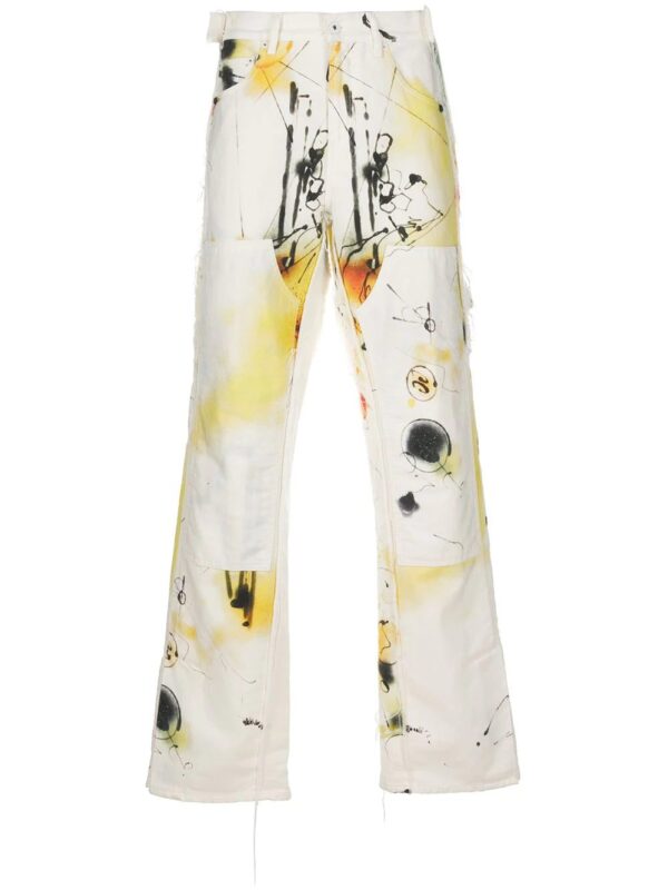Off-White  Futura abstract carpenter trousers
