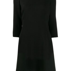 Dolce & Gabbana lace-trim wool minidress