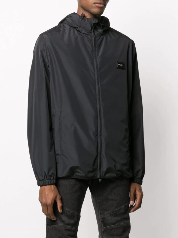 Dolce & Gabbana  logo plaque hooded jacket - Image 3