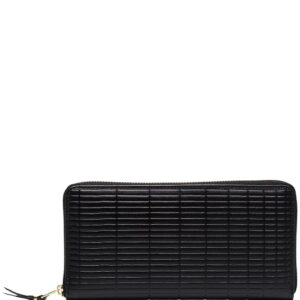 Comme Des Garçons Wallet  black brick large leather wallet