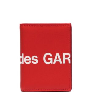 Comme Des Garçons Wallet  large logo print wallet