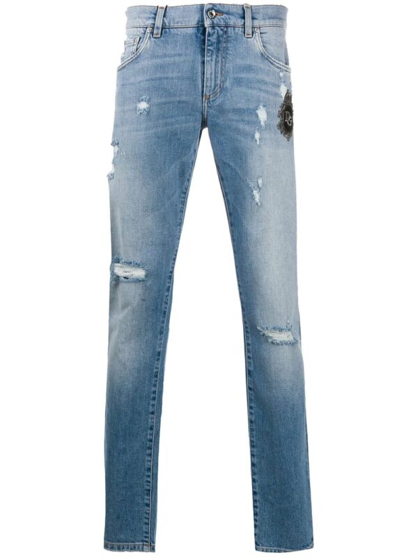 Dolce & Gabbana  distressed jeans