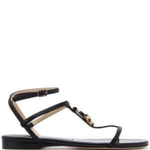 Jimmy Choo  Alodie logo flat sandals