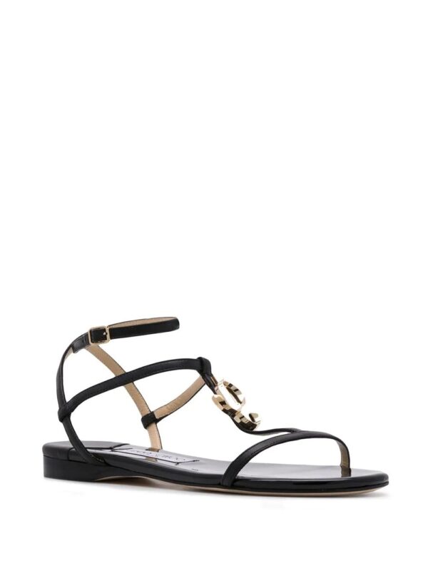 Jimmy Choo  Alodie logo flat sandals - Image 2