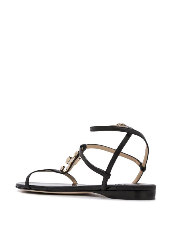 Jimmy Choo  Alodie logo flat sandals - Image 3