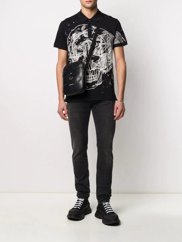 Alexander McQueen  dragon patch slim-fit jeans - Image 2