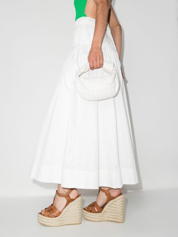Saint Laurent  T-strap 85mm espadrille wedge sandals - Image 3
