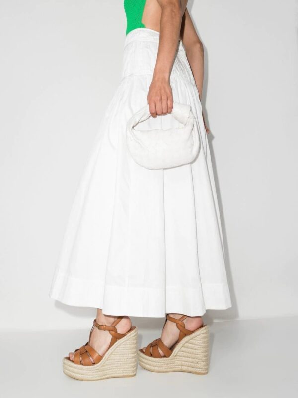 Saint Laurent T-strap 85mm espadrille wedge sandals - Image 3