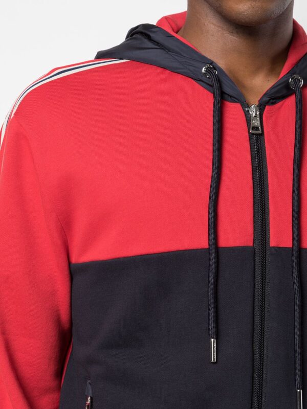 Moncler colour blocked zipped hoodie - Image 7
