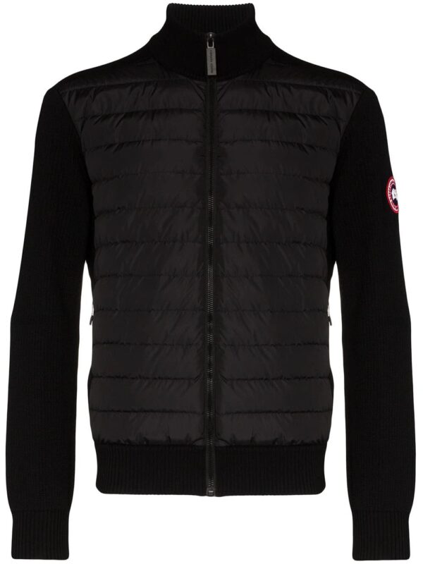 Canada Goose  Hybridge wool-panelled padded jacket