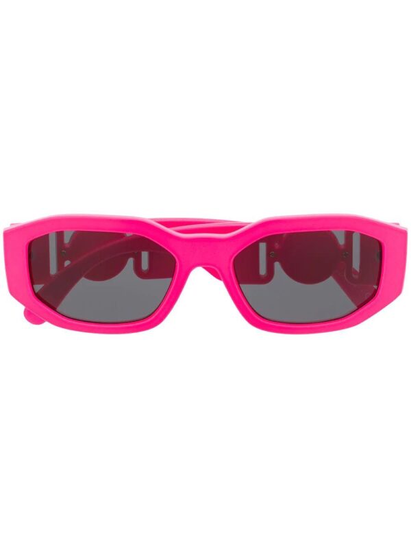 Versace Medusa Biggie oval frame sunglasses