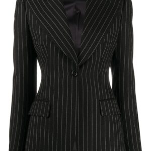 Dolce & Gabbana  pinstriped single button blazer