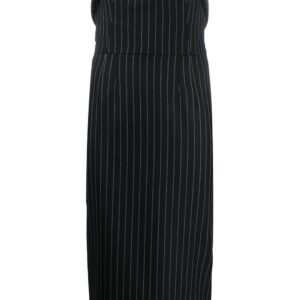 Dolce & Gabbana  pinstriped strapless fitted dress