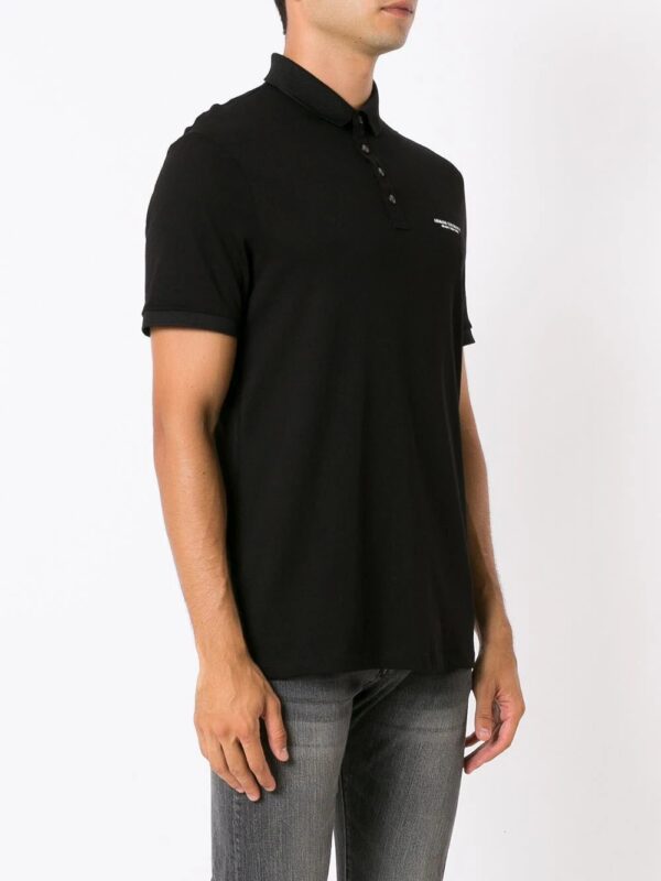 Armani Exchange  logo-print polo shirt - Image 3