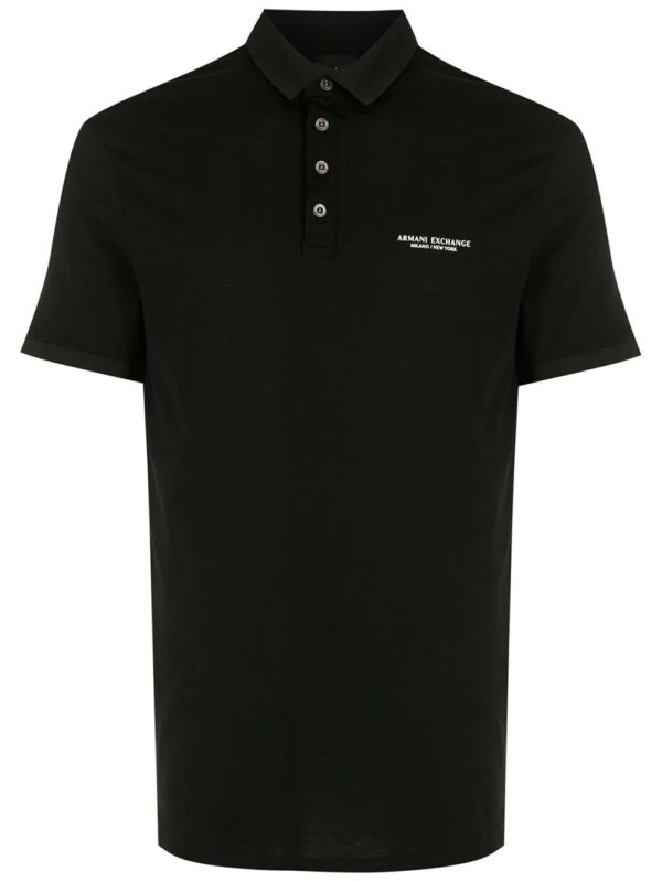 Armani Exchange  logo-print polo shirt