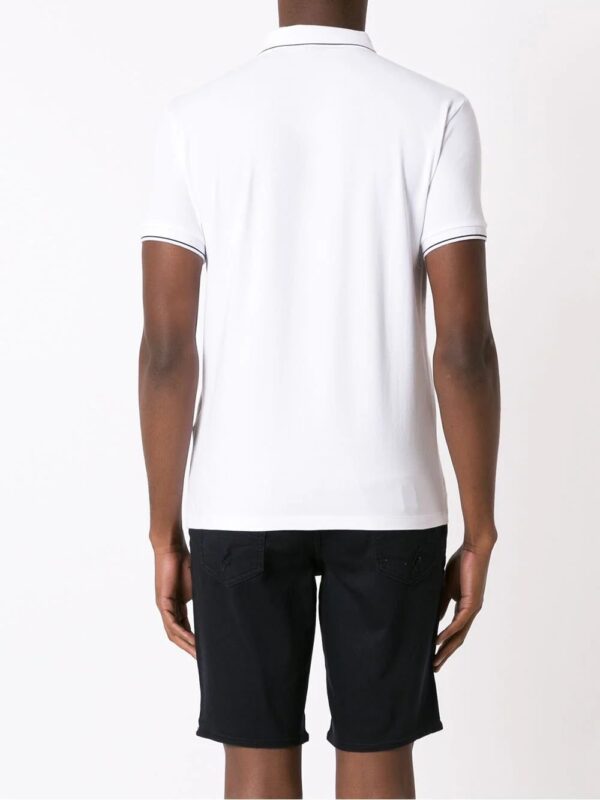 Armani Exchange  logo-print cotton polo shirt - Image 4